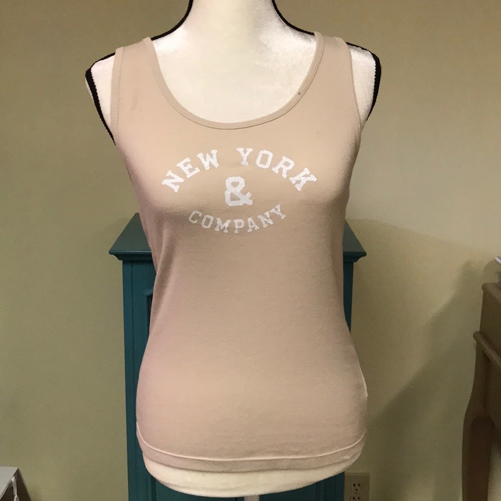 2 NY&C Sport tees beige and white size medium - Picture 2 of 11